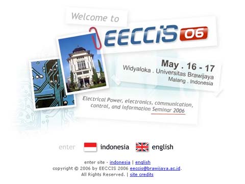 EECCIS 2006 homepage